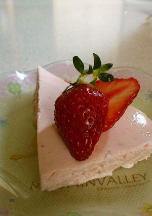 苺でさわやかレアチーズケーキ-レシピのメイン写真