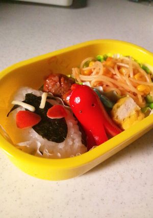幼稚園キャラ弁☆仮面ライダーフォーゼ-レシピのメイン写真