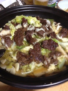 とろとろ牛すね肉と春キャベツの甘辛煮-レシピのメイン写真