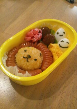 幼稚園キャラ弁☆ライオン-レシピのメイン写真