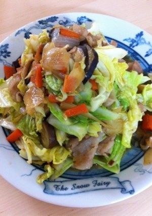 ☆焼肉のタレで簡単美味☆野菜炒め☆-レシピのメイン写真