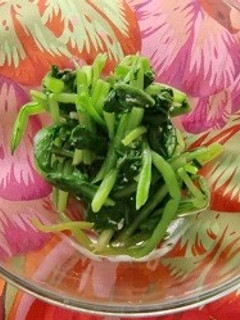 塩麹+はちみつで、こかぶの茎をいただく-レシピのメイン写真