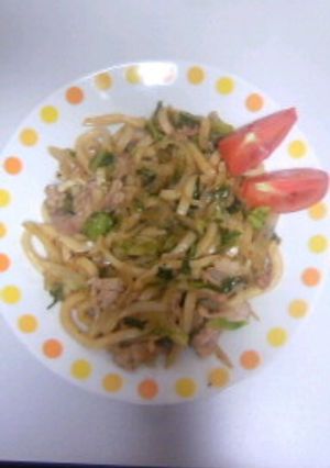 ヘルシー焼きうどん-レシピのメイン写真