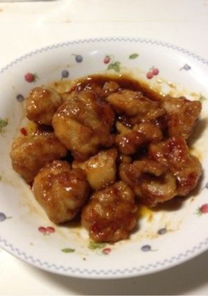 簡単♪ 鶏肉のスイートチリ照焼き-レシピのメイン写真