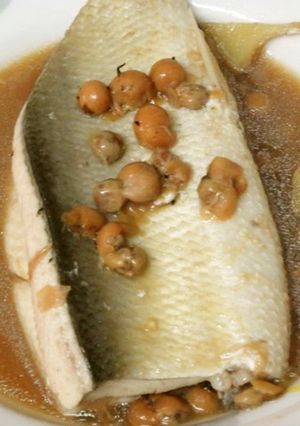 破布子味サバヒー腹煮（破布子煮虱目魚肚）-レシピのメイン写真