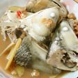 破布子味サバヒー頭煮(破布子煮虱目魚頭)