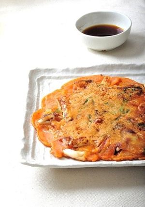 韓国料理ーキムチのチヂミ「キンチジョン」-レシピのメイン写真