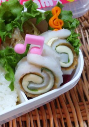 お弁当を可愛く☆ちくわグルグル♪-レシピのメイン写真