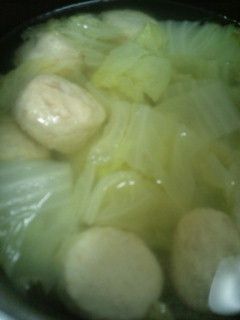 白菜と鶏団子スープ-レシピのメイン写真