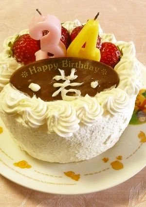 苺のバースデーケーキ-レシピのメイン写真