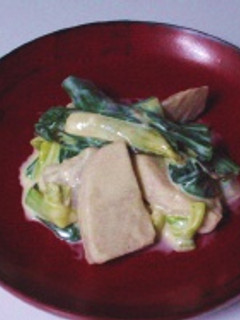 里芋と葉玉葱のクリーム煮-レシピのメイン写真