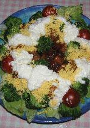 菜の花畑のキャベツハンバーグ-レシピのメイン写真