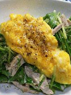 鶏肉と水菜のサラダ-レシピのメイン写真