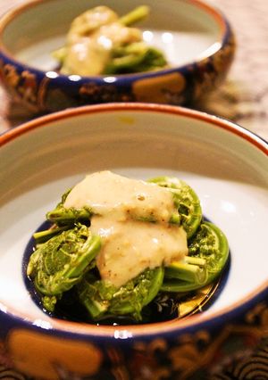 こごみのさっと煮 ごまだれかけ-レシピのメイン写真