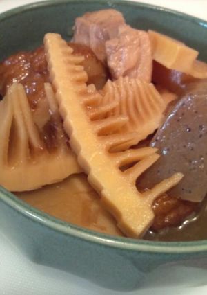 おばあちゃんの味～鶏肉と筍の煮物♪-レシピのメイン写真