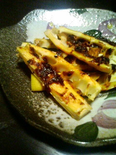プレ農家めし◆食べるラー油で♪筍みそ焼き-レシピのメイン写真
