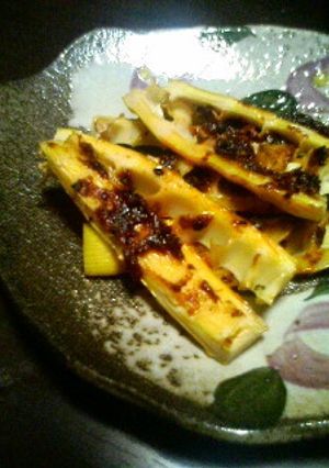 プレ農家めし◆食べるラー油で♪筍みそ焼き-レシピのメイン写真