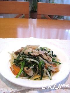 豚肉、モヤシ、ニラのあんかけ炒め~♪♪-レシピのメイン写真