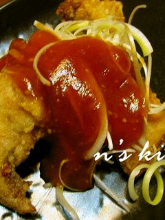 ぶりの香味揚げピリ辛あんかけ-レシピのメイン写真