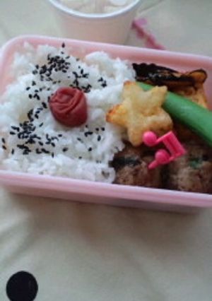 ☆JK女子高生弁当５．７（ニラ肉団子）☆-レシピのメイン写真