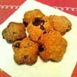 全粒粉のレーズンチョコクッキー