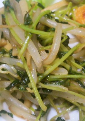 簡単♪豆苗ともやし炒め-レシピのメイン写真