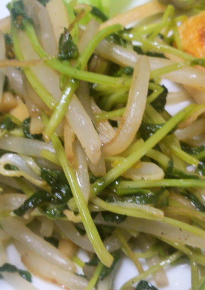 簡単♪豆苗ともやし炒め-レシピのメイン写真