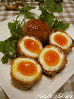 ☆とろ~り半熟卵の豚肉巻き☆-レシピのメイン写真