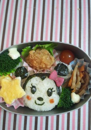 ミニーちゃんお弁当-レシピのメイン写真