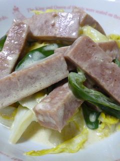 スパムとキャベツのマヨ醤油炒め-レシピのメイン写真