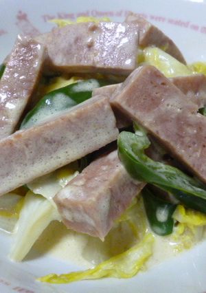 スパムとキャベツのマヨ醤油炒め-レシピのメイン写真