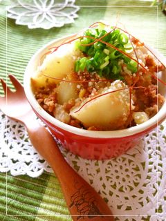 じゃが芋のすき焼きふりかけ和え-レシピのメイン写真