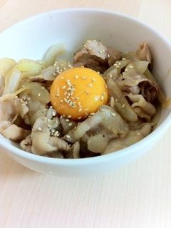 ☆焼肉のタレで簡単☆豚バラ丼☆-レシピのメイン写真