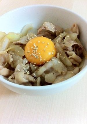 ☆焼肉のタレで簡単☆豚バラ丼☆-レシピのメイン写真