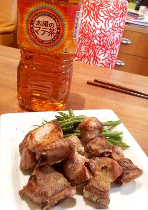 豚スペアリブといんげんのシンプル焼き-レシピのメイン写真