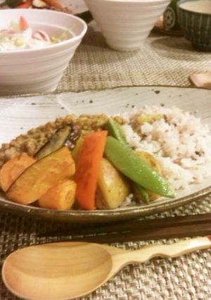 カフェ風キーマカレー-レシピのメイン写真
