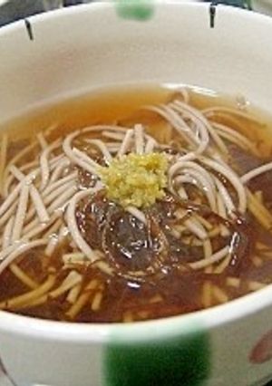 ダイエット☆柚子胡椒風味小さなもずく蕎麦-レシピのメイン写真