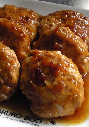 簡易的、鶏ひき肉の照り焼きバーグ-レシピのメイン写真