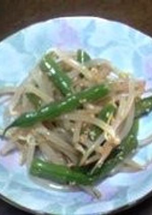 いんげんのナムル風-レシピのメイン写真