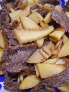 筍と牛肉炒め-レシピのメイン写真