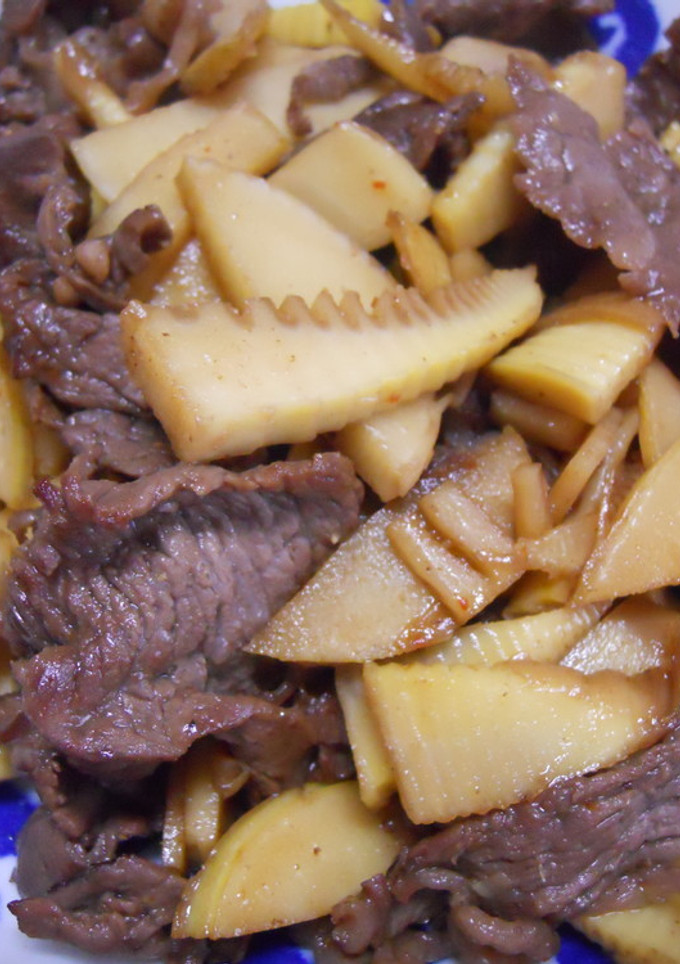 筍と牛肉炒め-レシピのメイン写真