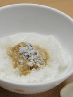 【離乳食 中期】納豆しらす粥-レシピのメイン写真