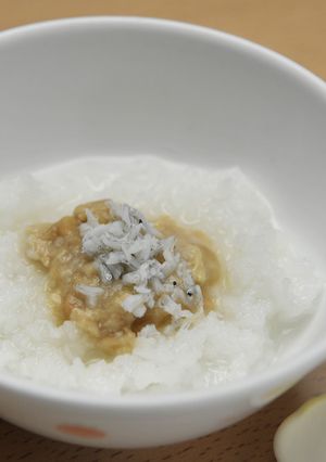 【離乳食 中期】納豆しらす粥-レシピのメイン写真