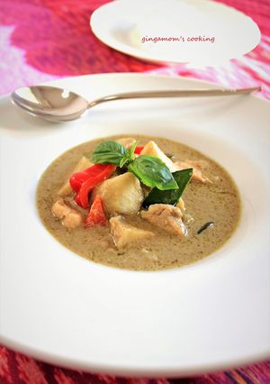 筍・なす・鶏胸肉のグリーンカレー-レシピのメイン写真