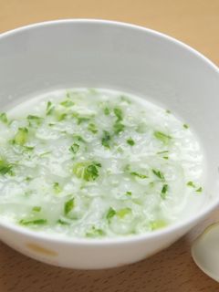 【離乳食 中期】大根葉粥-レシピのメイン写真
