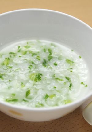 【離乳食 中期】大根葉粥-レシピのメイン写真