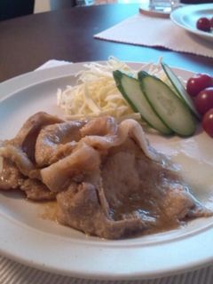豚肉の生姜焼き♪ ~サラダを添えて~-レシピのメイン写真