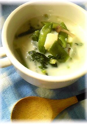 野菜たっぷり味噌ミルクスープ-レシピのメイン写真