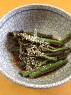 ワラビのたたき-レシピのメイン写真