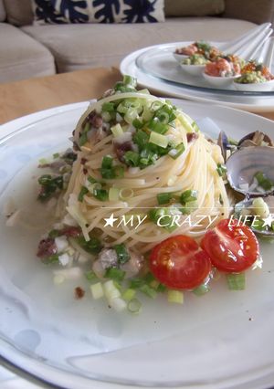 ★アサリ～アンチョビの冷製パスタ★-レシピのメイン写真